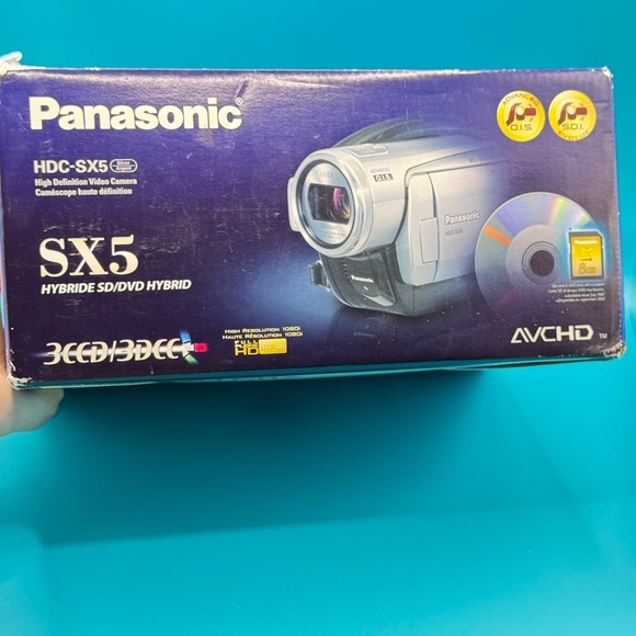 Panasonic HDC-SX5P-S HD 3CCD Camcorder AVCHD Hybrid SD/DVD Factory Sealed NIB - Picture 1 of 11